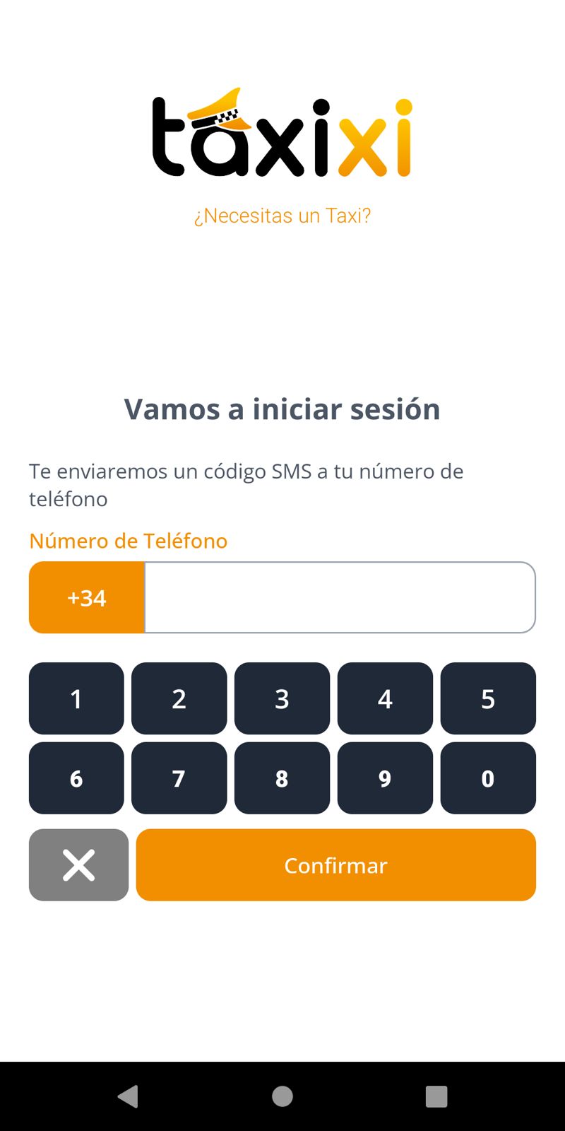 Pantalla TAXIAQUI 1